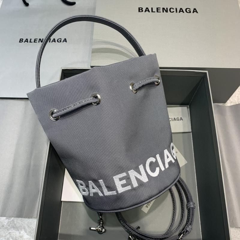Balenciaga Bags 656682 nylon cloth gray